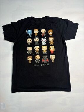 Game of Thrones Funko Pop Cast T-Shirt  M John Snow HBO Queen of Dragons TV